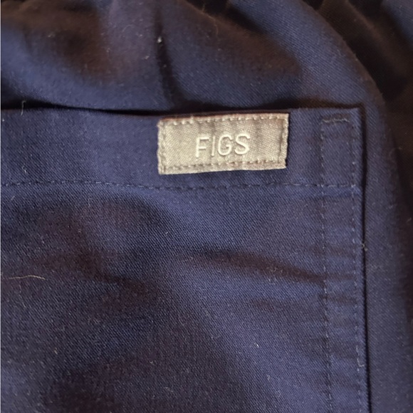 Figs Women’s Navy Scrub Pants - Picture 3 of 5